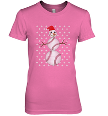 UGLY CHRISTMAS Baseball Snowman Holiday Santa Funny Men Gift Women's Premium T-Shirt Women's Premium T-Shirt - FordPhuMy