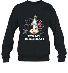 Disney Mickey Mouse It�s My Birthday Crewneck Sweatshirt Crewneck Sweatshirt - FordPhuMy