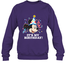Disney Mickey Mouse It�s My Birthday Crewneck Sweatshirt Crewneck Sweatshirt - FordPhuMy
