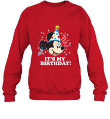Disney Mickey Mouse It�s My Birthday Crewneck Sweatshirt Crewneck Sweatshirt - FordPhuMy