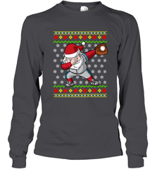 Christmas Dabbing Santa Baseball Gift Long Sleeve T-Shirt Long Sleeve T-Shirt - FordPhuMy