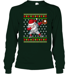 Christmas Dabbing Santa Baseball Gift Long Sleeve T-Shirt Long Sleeve T-Shirt - FordPhuMy
