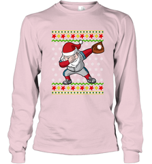 Christmas Dabbing Santa Baseball Gift Long Sleeve T-Shirt Long Sleeve T-Shirt - FordPhuMy