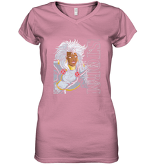 Marvel X Men They Call Me Storm 90s Retro Women's V-Neck T-Shirt Women's V-Neck T-Shirt - FordPhuMy