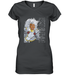 Marvel X Men They Call Me Storm 90s Retro Women's V-Neck T-Shirt