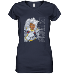 Marvel X Men They Call Me Storm 90s Retro Women's V-Neck T-Shirt