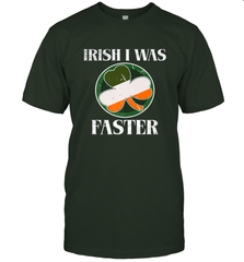 Irish I Was Faster Funny Running St Patricks Day Men's T-Shirt Men's T-Shirt - FordPhuMy