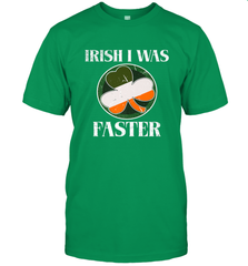 Irish I Was Faster Funny Running St Patricks Day Men's T-Shirt Men's T-Shirt - FordPhuMy