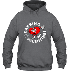 Dabbing Heart For Valentine's Day Art Graphics Heart Gift Hooded Sweatshirt Hooded Sweatshirt - FordPhuMy