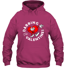 Dabbing Heart For Valentine's Day Art Graphics Heart Gift Hooded Sweatshirt Hooded Sweatshirt - FordPhuMy