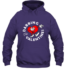 Dabbing Heart For Valentine's Day Art Graphics Heart Gift Hooded Sweatshirt Hooded Sweatshirt - FordPhuMy