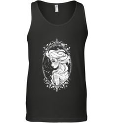 Disney Frozen Elsa Sketch Portrait Snowflakes Men's Tank Top