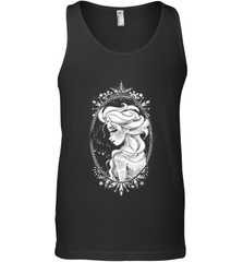 Disney Frozen Elsa Sketch Portrait Snowflakes Men's Tank Top Men's Tank Top - FordPhuMy