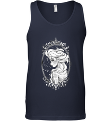Disney Frozen Elsa Sketch Portrait Snowflakes Men's Tank Top
