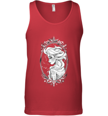 Disney Frozen Elsa Sketch Portrait Snowflakes Men's Tank Top Men's Tank Top - FordPhuMy
