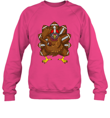 Cool Turkey Football Feathers Funny Thanksgiving Sports Crewneck Sweatshirt Crewneck Sweatshirt - FordPhuMy