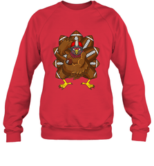 Cool Turkey Football Feathers Funny Thanksgiving Sports Crewneck Sweatshirt Crewneck Sweatshirt - FordPhuMy