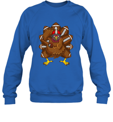 Cool Turkey Football Feathers Funny Thanksgiving Sports Crewneck Sweatshirt Crewneck Sweatshirt - FordPhuMy