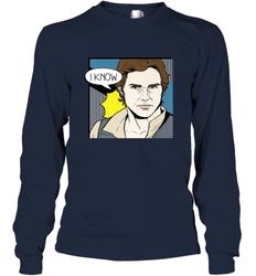 Star Wars Han Solo I Know Pop Art Couples Long Sleeve T-Shirt