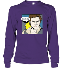 Star Wars Han Solo I Know Pop Art Couples Long Sleeve T-Shirt Long Sleeve T-Shirt - FordPhuMy