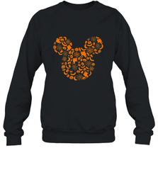 Disney Mickey Mouse Halloween Silhouette Crewneck Sweatshirt Crewneck Sweatshirt - FordPhuMy