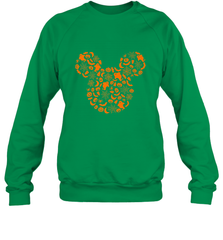 Disney Mickey Mouse Halloween Silhouette Crewneck Sweatshirt Crewneck Sweatshirt - FordPhuMy