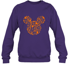 Disney Mickey Mouse Halloween Silhouette Crewneck Sweatshirt Crewneck Sweatshirt - FordPhuMy