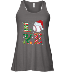Funny Kid Boys Love Baseball Christmas Ball Santa Hat Gift Women's Racerback Tank Women's Racerback Tank - FordPhuMy