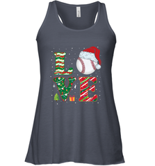 Funny Kid Boys Love Baseball Christmas Ball Santa Hat Gift Women's Racerback Tank Women's Racerback Tank - FordPhuMy