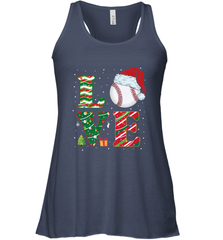 Funny Kid Boys Love Baseball Christmas Ball Santa Hat Gift Women's Racerback Tank Women's Racerback Tank - FordPhuMy