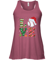 Funny Kid Boys Love Baseball Christmas Ball Santa Hat Gift Women's Racerback Tank Women's Racerback Tank - FordPhuMy