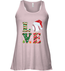 Funny Kid Boys Love Baseball Christmas Ball Santa Hat Gift Women's Racerback Tank Women's Racerback Tank - FordPhuMy