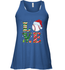 Funny Kid Boys Love Baseball Christmas Ball Santa Hat Gift Women's Racerback Tank Women's Racerback Tank - FordPhuMy