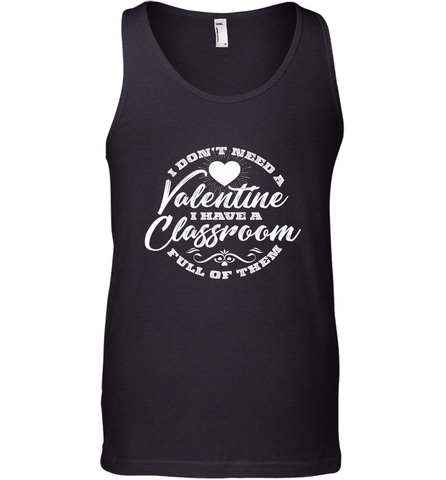 Valentine's Day Teacher School classroom Art Heart Lover Men's Tank Top Men's Tank Top / Black / XS Men's Tank Top - FordPhuMy