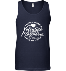 Valentine's Day Teacher School classroom Art Heart Lover Men's Tank Top Men's Tank Top - FordPhuMy