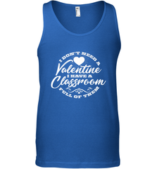 Valentine's Day Teacher School classroom Art Heart Lover Men's Tank Top Men's Tank Top - FordPhuMy