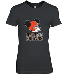 Nfl Cleveland Browns Mickey Mouse Team Women's Premium T-Shirt