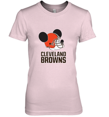 Nfl Cleveland Browns Mickey Mouse Team Women's Premium T-Shirt Women's Premium T-Shirt - FordPhuMy