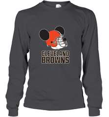Nfl Cleveland Browns Mickey Mouse Team Long Sleeve T-Shirt Long Sleeve T-Shirt - FordPhuMy