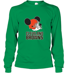 Nfl Cleveland Browns Mickey Mouse Team Long Sleeve T-Shirt Long Sleeve T-Shirt - FordPhuMy