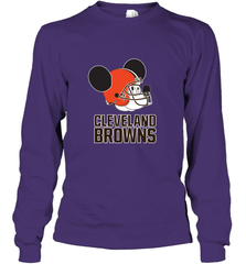 Nfl Cleveland Browns Mickey Mouse Team Long Sleeve T-Shirt Long Sleeve T-Shirt - FordPhuMy