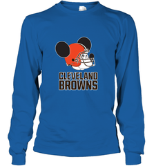 Nfl Cleveland Browns Mickey Mouse Team Long Sleeve T-Shirt Long Sleeve T-Shirt - FordPhuMy
