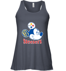 Nfl Pittsburgh Steelers Mickey Team Women's Racerback Tank Women's Racerback Tank - FordPhuMy