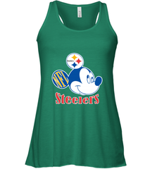 Nfl Pittsburgh Steelers Mickey Team Women's Racerback Tank Women's Racerback Tank - FordPhuMy