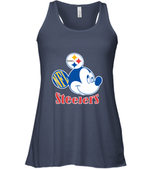 Nfl Pittsburgh Steelers Mickey Team Women's Racerback Tank Women's Racerback Tank - FordPhuMy