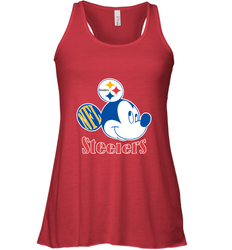 Nfl Pittsburgh Steelers Mickey Team Women's Racerback Tank
