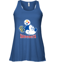 Nfl Pittsburgh Steelers Mickey Team Women's Racerback Tank Women's Racerback Tank - FordPhuMy