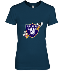 Nfl Oakland Raiders Champion Mickey Mouse Women's Premium T-Shirt Women's Premium T-Shirt - FordPhuMy