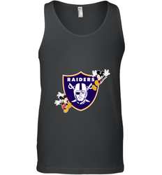 Nfl Oakland Raiders Champion Mickey Mouse Men's Tank Top