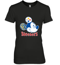 Nfl Pittsburgh Steelers Mickey Team Women's Premium T-Shirt